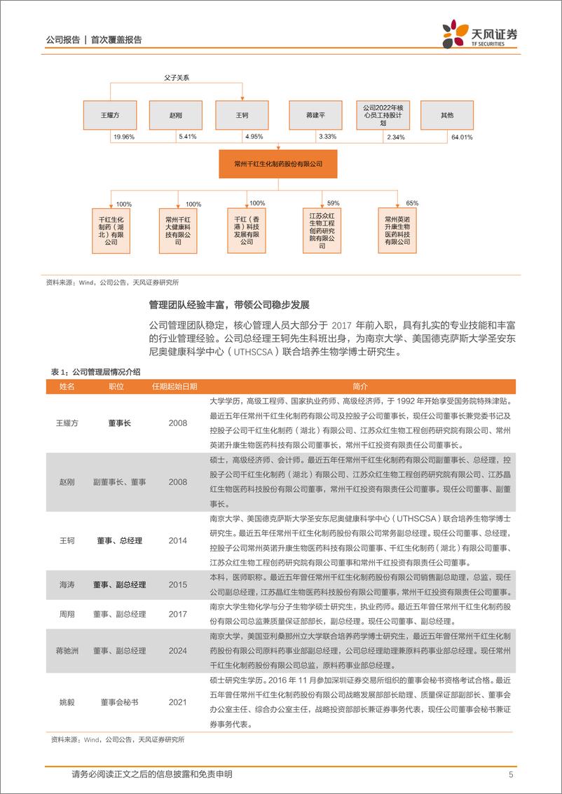 《深度报告-20240131-天风证券-千红制药-002550.SZ-深耕肝素产业创新研发卓有成212mb》 - 第5页预览图