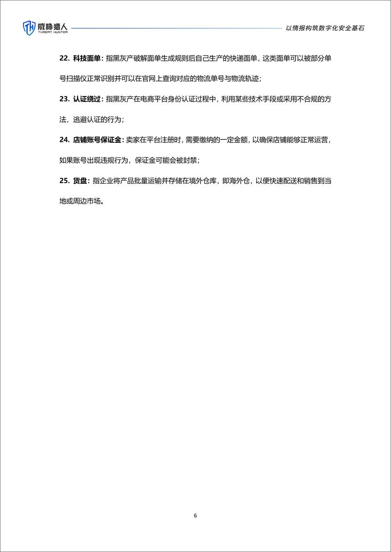 《威胁猎人_2024上半年度海外电商平台风险研究报告》 - 第6页预览图