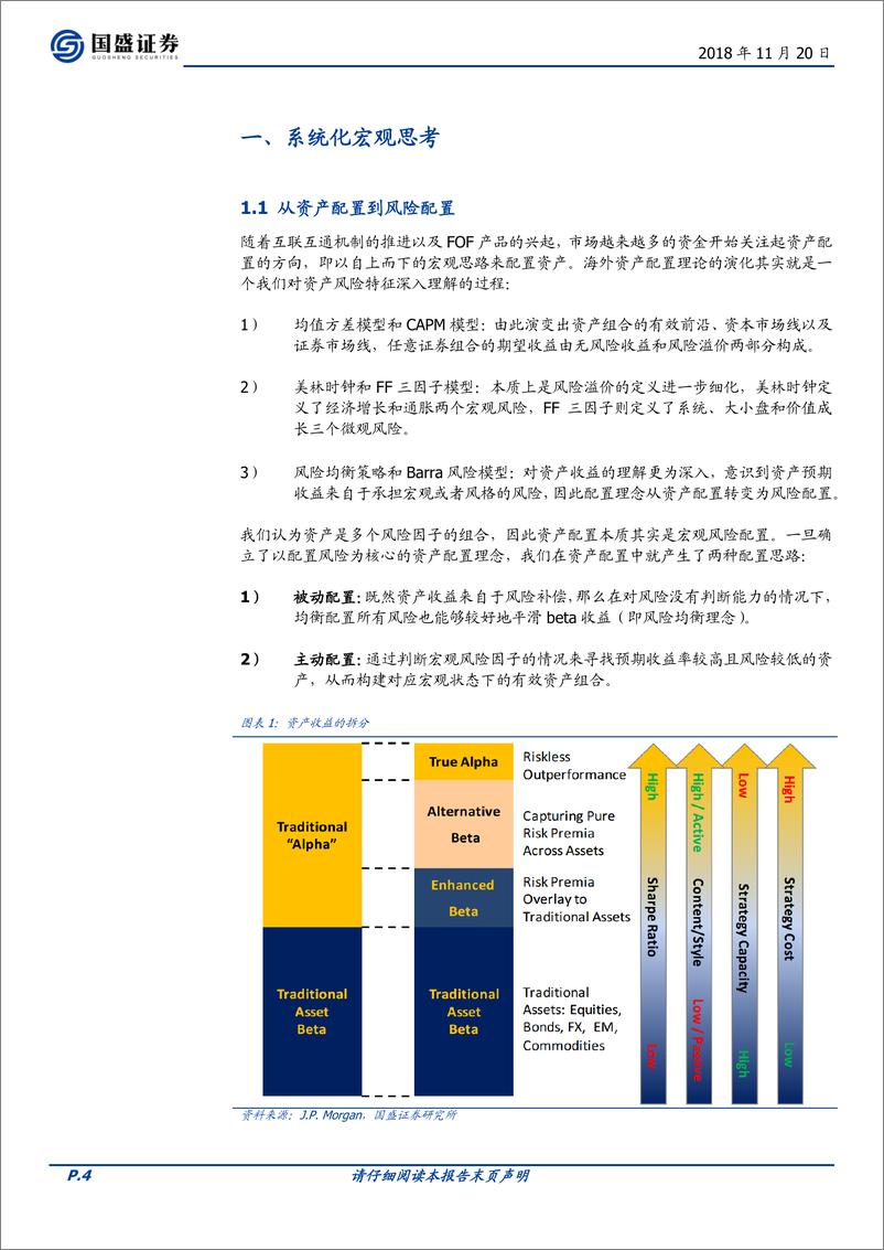 《国盛证2018112国盛证券量化专题报告+：系统化宏观视角下的资产分析框架》 - 第4页预览图