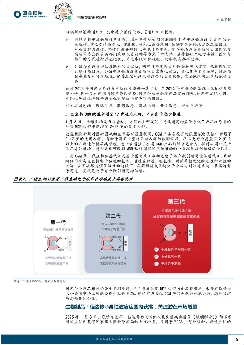 《医药健康行业研究：市场对左侧反转的重视上升，呼吸道感染上行关注相关板块-250112-国金证券-16页》 - 第8页预览图