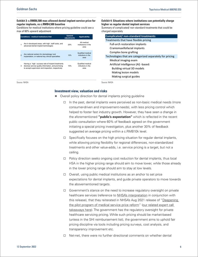 《Topchoice Medical (600763.SS First take on dental implant pricing guideline Better-than-market-feared amid ongoing step-u...》 - 第7页预览图