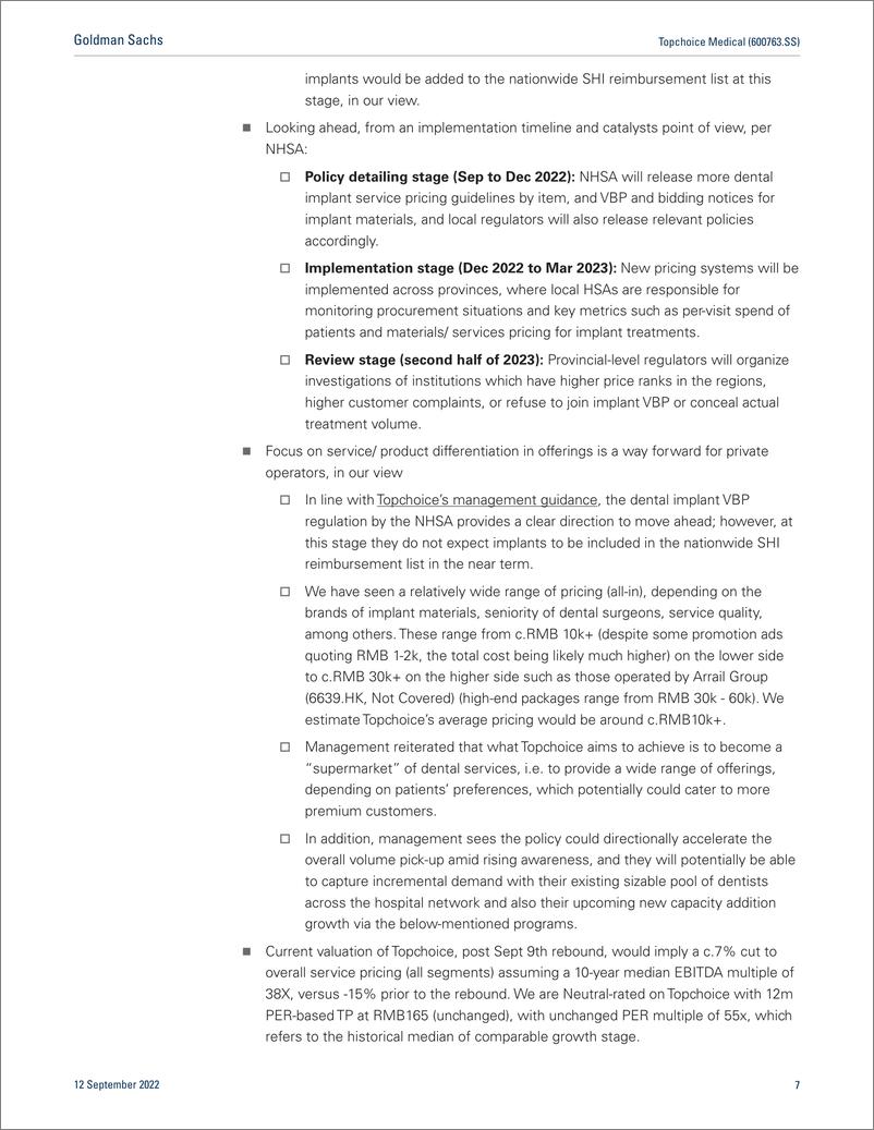 《Topchoice Medical (600763.SS First take on dental implant pricing guideline Better-than-market-feared amid ongoing step-u...》 - 第8页预览图