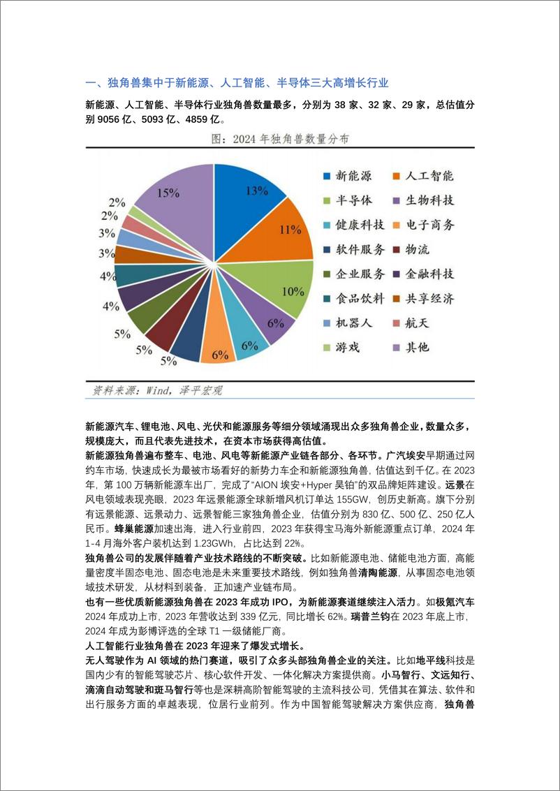 《中国独角兽排行榜2024-泽平宏观》 - 第2页预览图