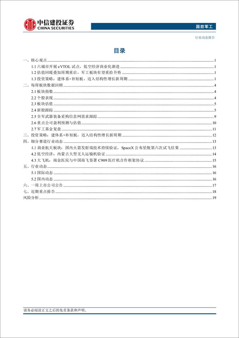 《国防军工行业：六城市开展eVTOL试点，低空经济商业化渐进-241125-中信建投-23页》 - 第2页预览图