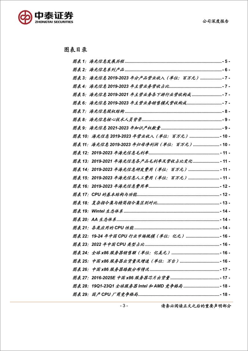 《海光信息(688041)信创、AI双轮驱动，CPU%2bGPU国产替代领航者-240718-中泰证券-39页》 - 第3页预览图