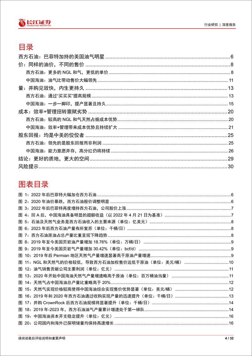 《石化行业：中国海油VS西方石油，孰优孰劣？-240618-长江证券-32页》 - 第4页预览图