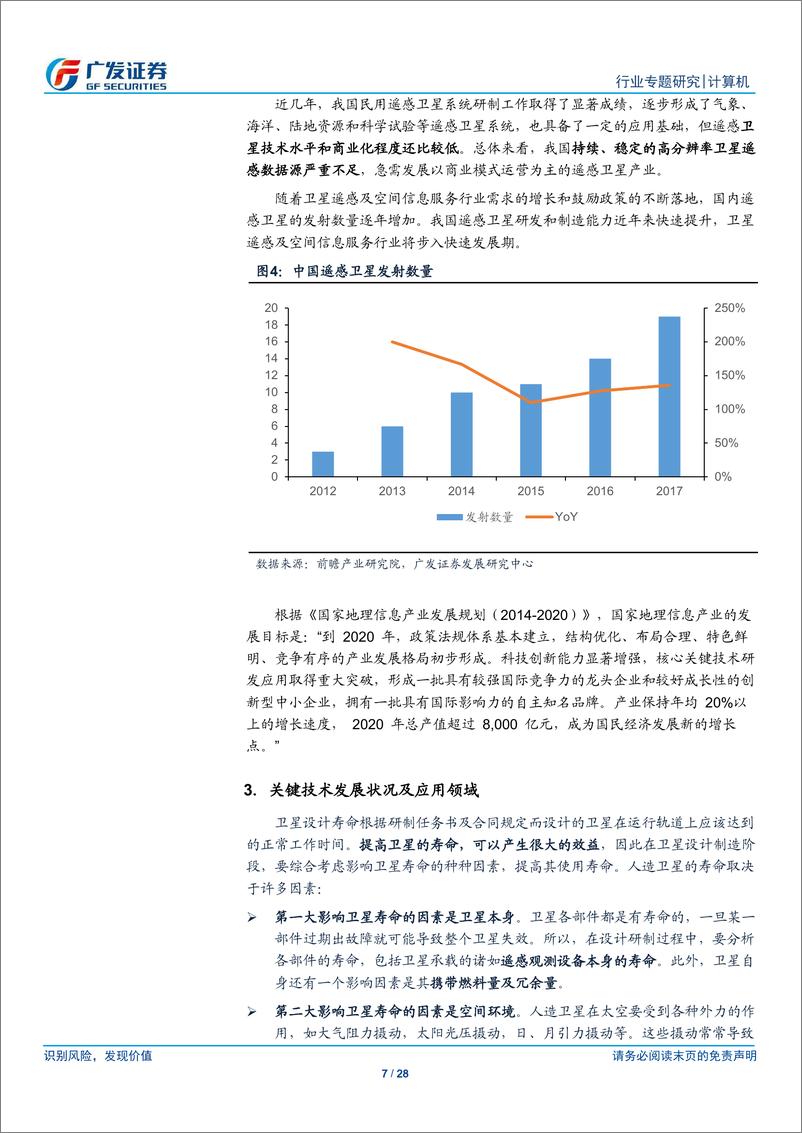 《计算机行业“科创”系列报告：二十一世纪空间，卫星遥感及空间信息服务全产业链服务公司-20190331-广发证券-28页》 - 第8页预览图