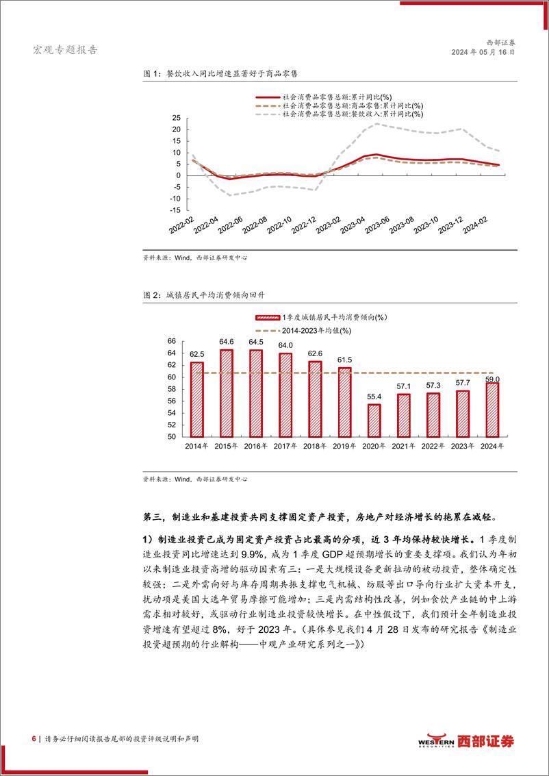 《再论今年中国经济态势有所好转的含义：从“有量无价”走向“量稳价升”-240516-西部证券-17页》 - 第6页预览图