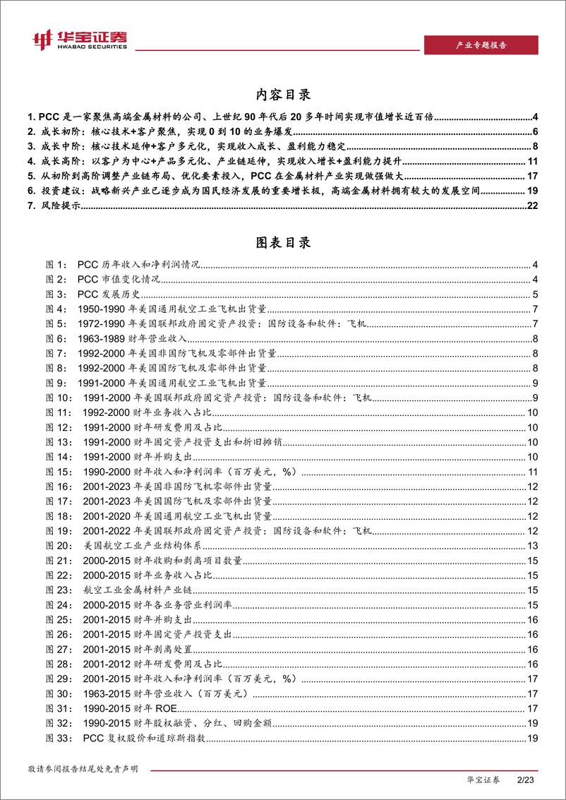 《金属新材料产业行业专题报告：解密美国PCC成长之路，探寻金属材料公司做强做大路径-240724-华宝证券-23页》 - 第2页预览图