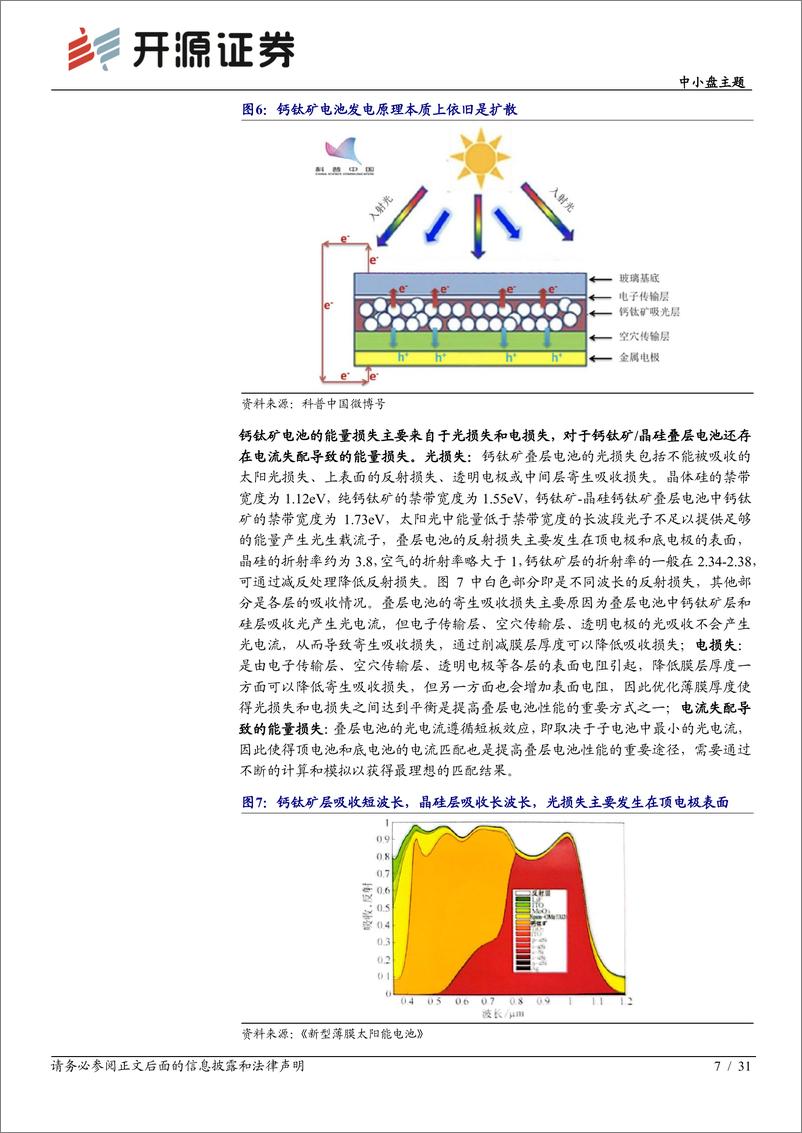 《中小盘主题：纯钙钛矿电池初见端倪，HJ钙钛矿叠层愈发确定-20221027-开源证券-31页》 - 第8页预览图