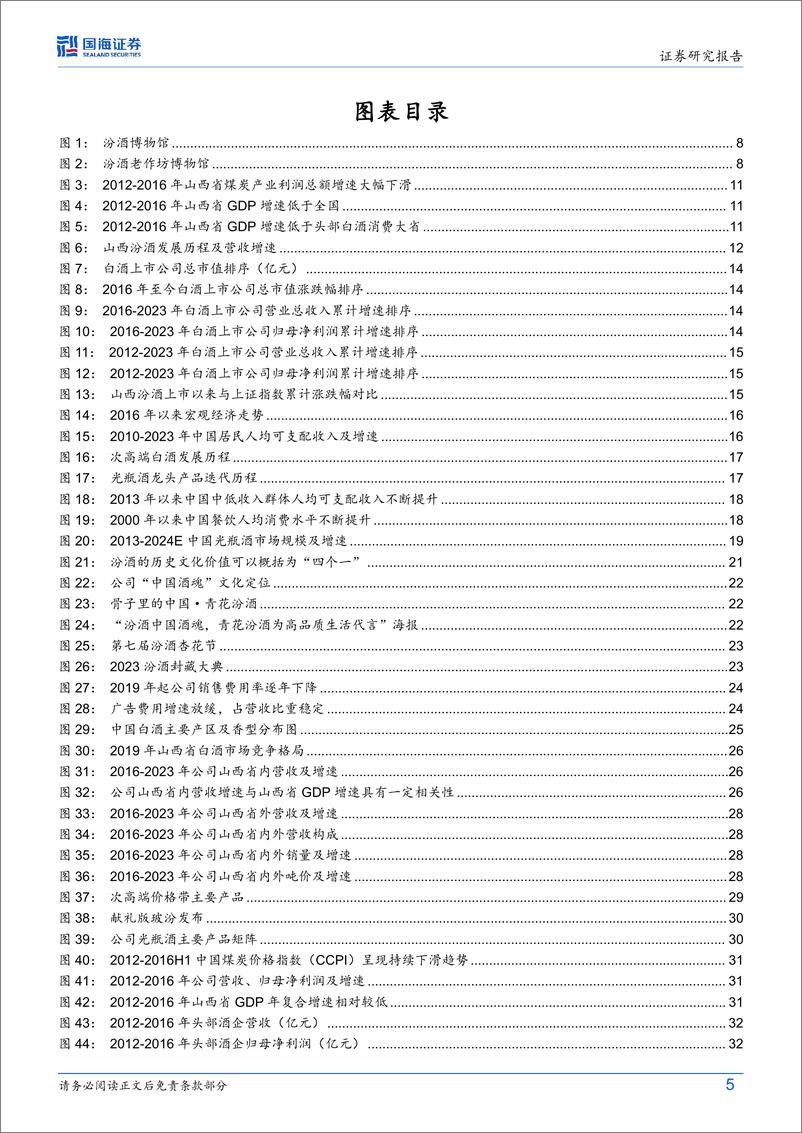 《山西汾酒(600809)公司深度研究：历尽千帆过，归来清香魄-240806-国海证券-55页》 - 第5页预览图