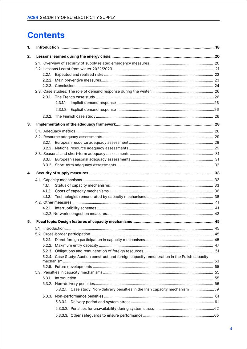 《2023欧洲电力供应安全报告（英文版）-ACER》 - 第4页预览图