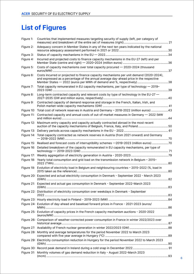 《2023欧洲电力供应安全报告（英文版）-ACER》 - 第6页预览图