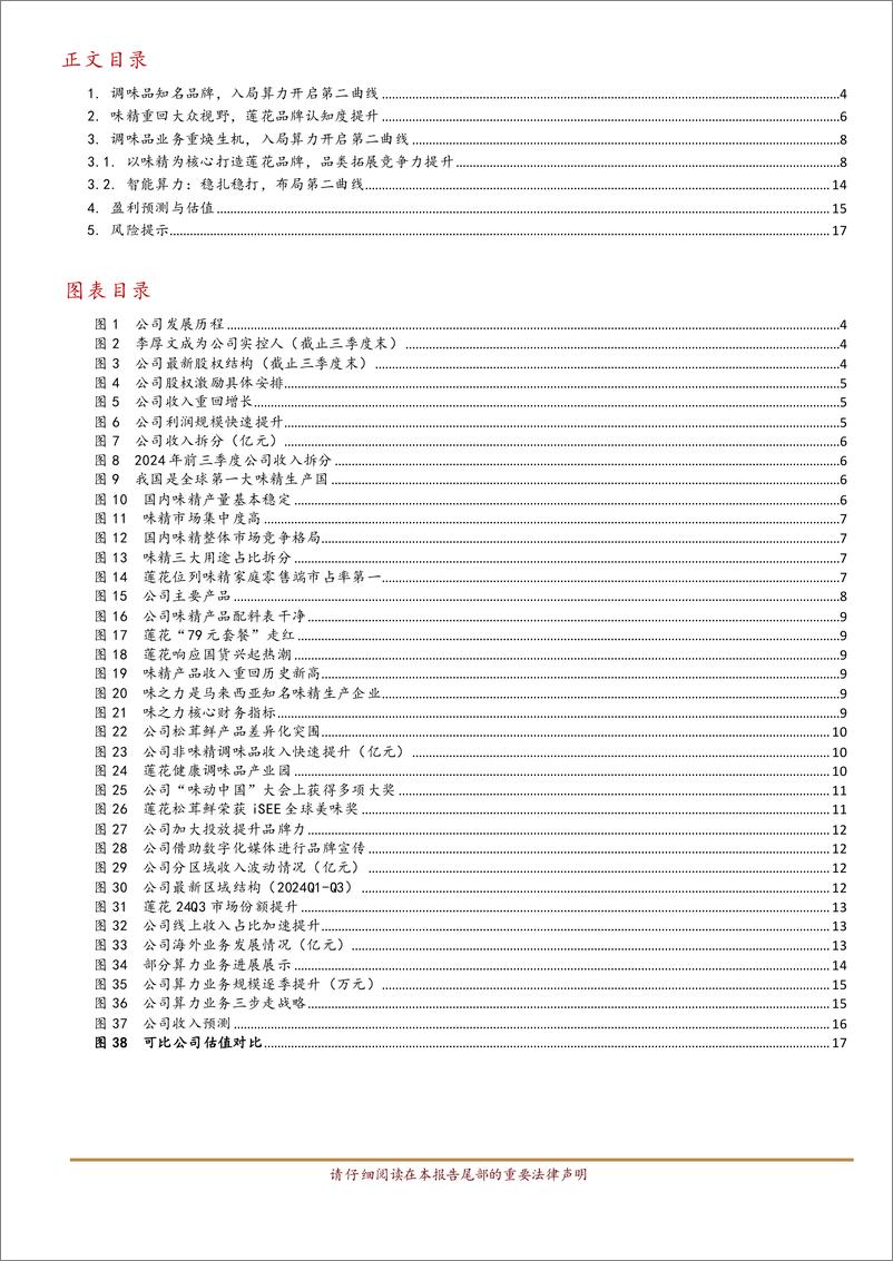 《莲花控股(600186)调味品业务重焕生机，开拓算力打造第二曲线-241223-华西证券-20页》 - 第3页预览图