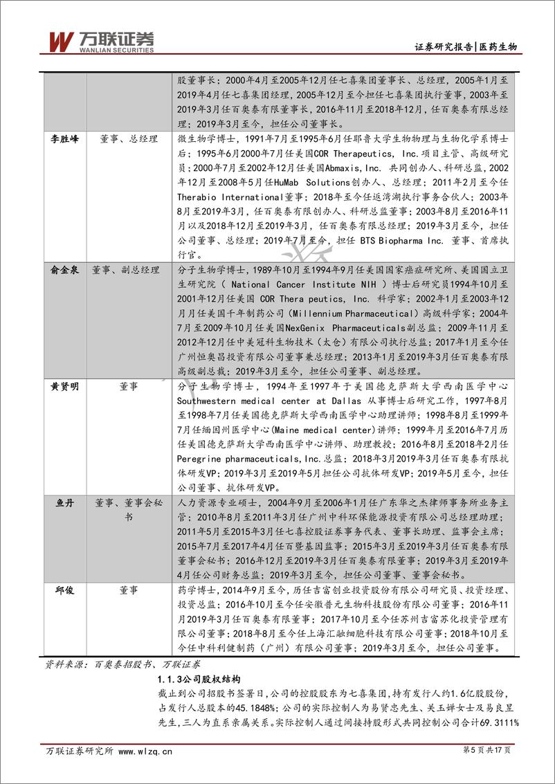 《医药生物行业科创板专题报告之六：百奥泰—聚焦生物类似物及创新药研发-20200219-万联证券-17页》 - 第6页预览图