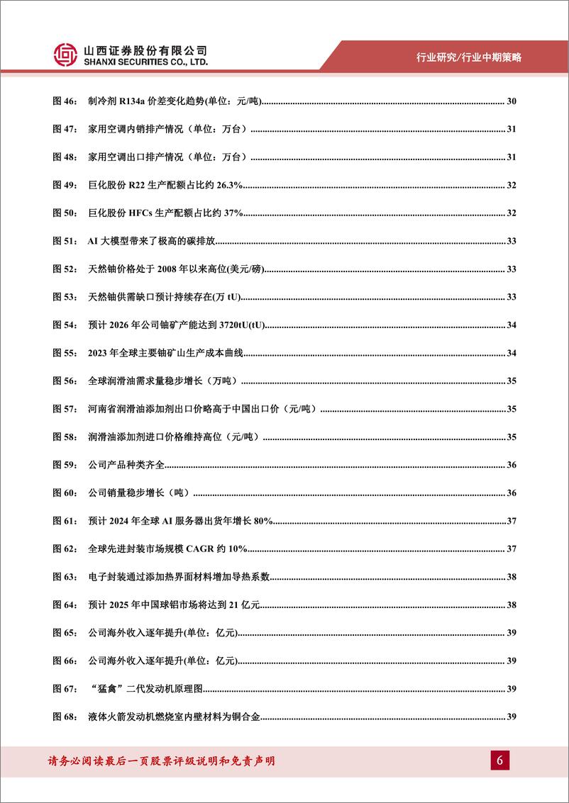 《化工行业2024年中期策略：资源防守，成长反击-240725-山西证券-45页》 - 第6页预览图