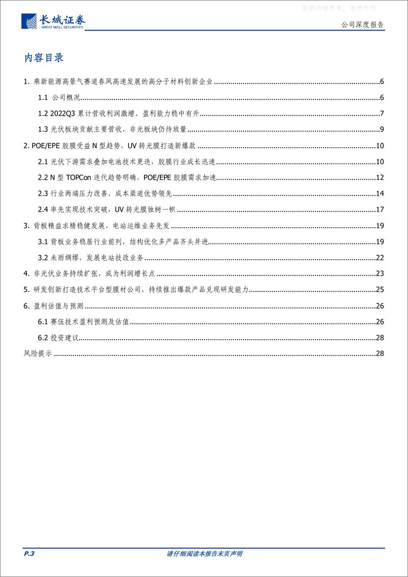 《长城证券-赛伍技术(603212)技术平台型企业爆款产品不断，新能源膜材长坡厚雪-230406》 - 第3页预览图