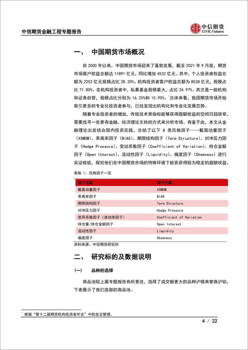 《金融工程专题报告：期货多因子系列（二），商品期货截面风格因子初探-20220607-中信期货-22页》 - 第5页预览图