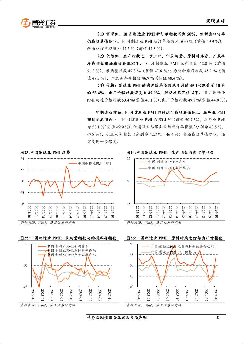 《9月财政收支、企业利润与10月PMI分析：财政政策已经发力即将加力-241104-甬兴证券-11页》 - 第8页预览图