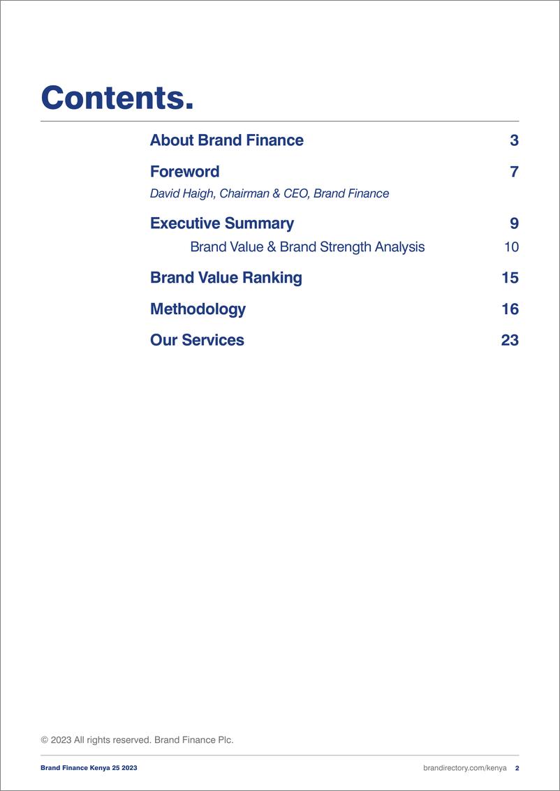 《品牌价值-肯尼亚最有价值和最强大品牌25强的2023年度报告（英）-2023》 - 第3页预览图