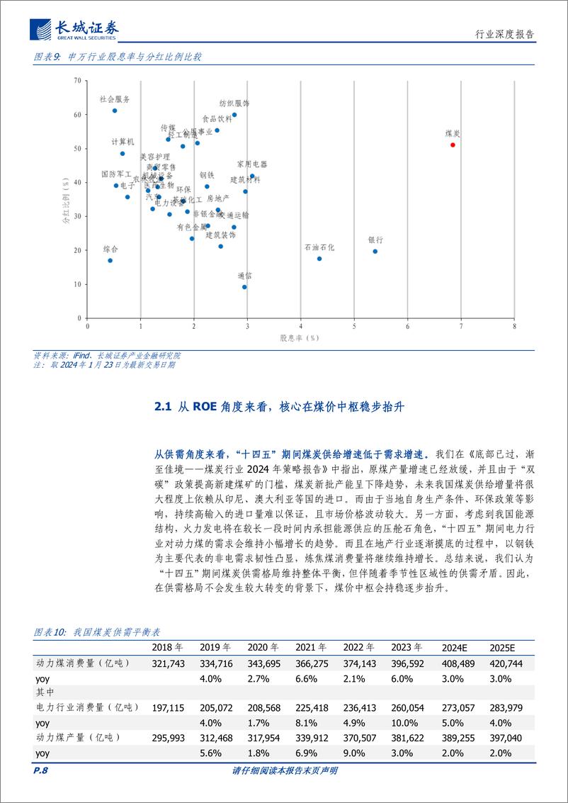 《煤炭：煤炭行业高股息特征再探讨——拥抱确定性》 - 第8页预览图