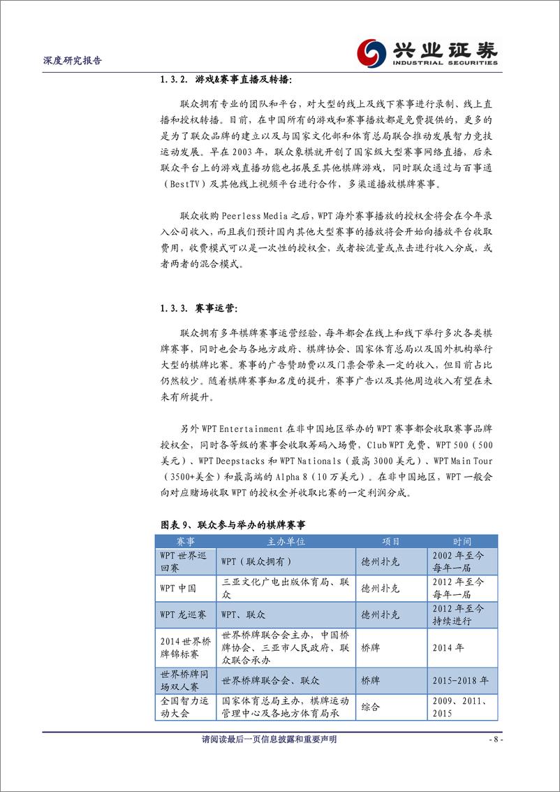 《棋牌游戏为核心，构建智力运动生态圈》 - 第8页预览图