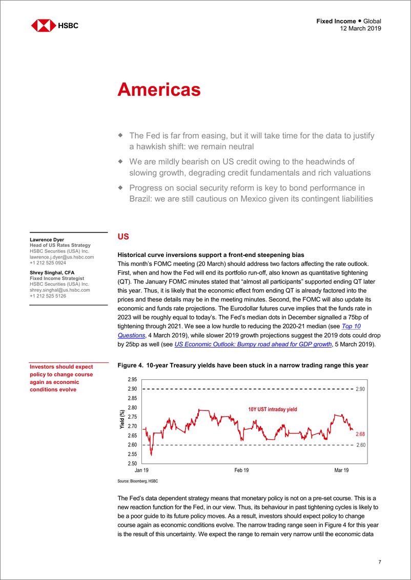 《汇丰银行-全球-投资策略-全球固定收益资产配置策略-2019.3.12-32页》 - 第8页预览图
