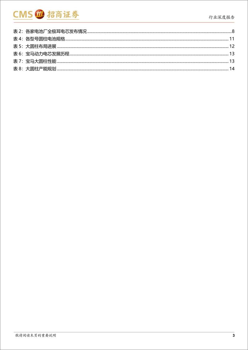 《电力设备及新能源行业电池与电气系统系列报告(110)：全极耳技术逐步成熟，新圆柱电池开始放量-250114-招商证券-17页》 - 第3页预览图