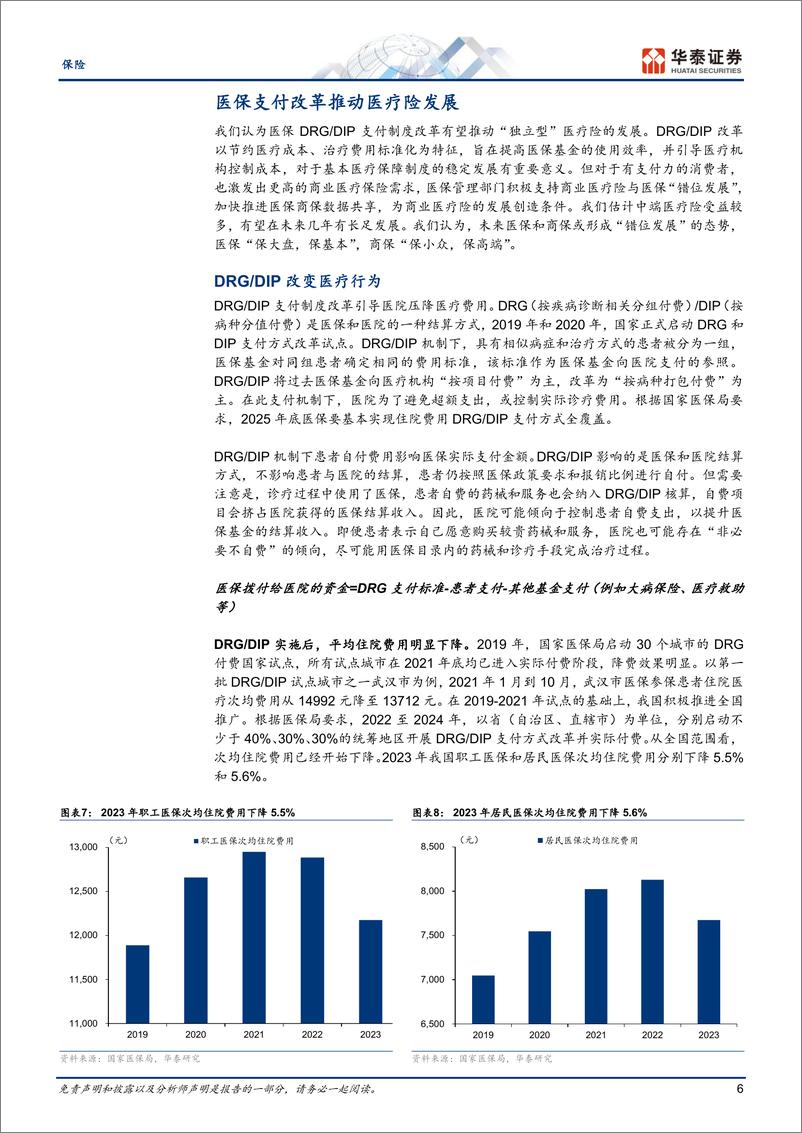 《保险行业：商保、医保发展的全球经验-241216-华泰证券-22页》 - 第6页预览图