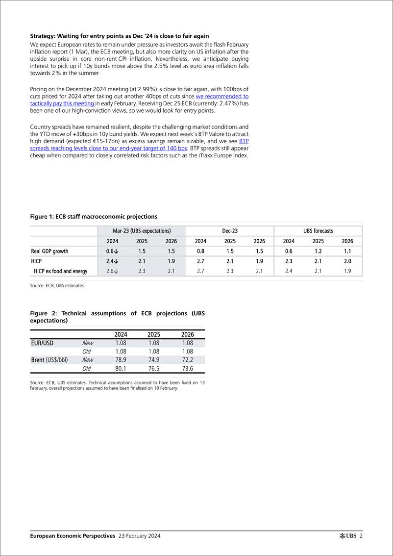 《UBS Economics-European Economic PerspectivesECB What to expect on 7 Mar...-106663939》 - 第2页预览图