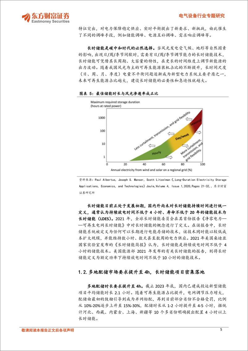 《电气设备行业专题研究：新能源发电比例提升、长时储能大势所趋，钒电池潜力巨大-20240229-东方财富证券-22页》 - 第5页预览图