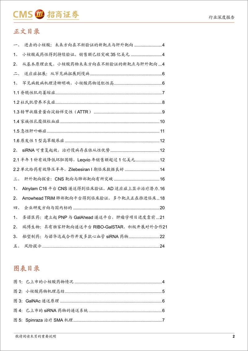 《生物医药行业创新药系列报告(五)：进击的小核酸，从罕见病到慢病，从肝内靶向到肝外靶向-240408-招商证券-25页》 - 第2页预览图