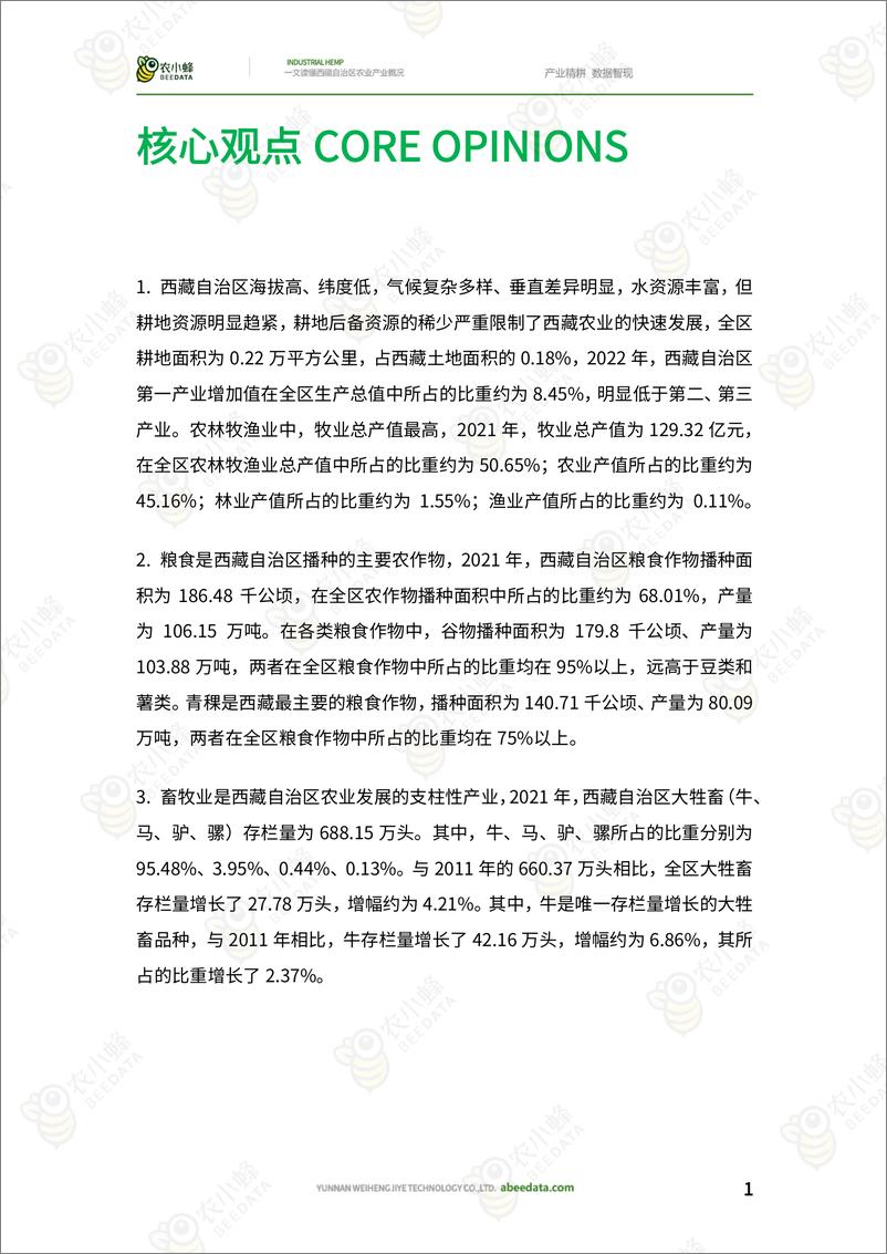 《农小蜂-一文读懂西藏自治区农业产业概况-73页》 - 第4页预览图