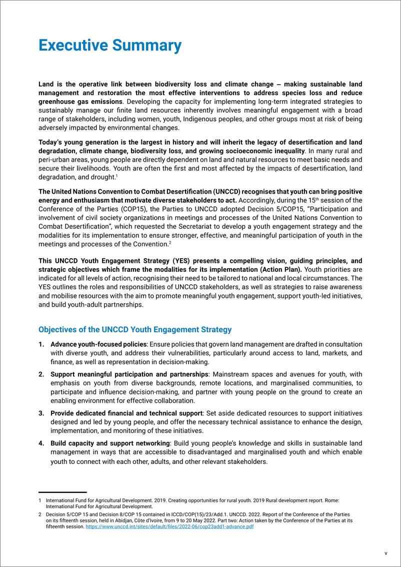 《2024年青年参与策略及行动计划报告（英文版）-UNCCD联合国防治荒漠化公约》 - 第5页预览图