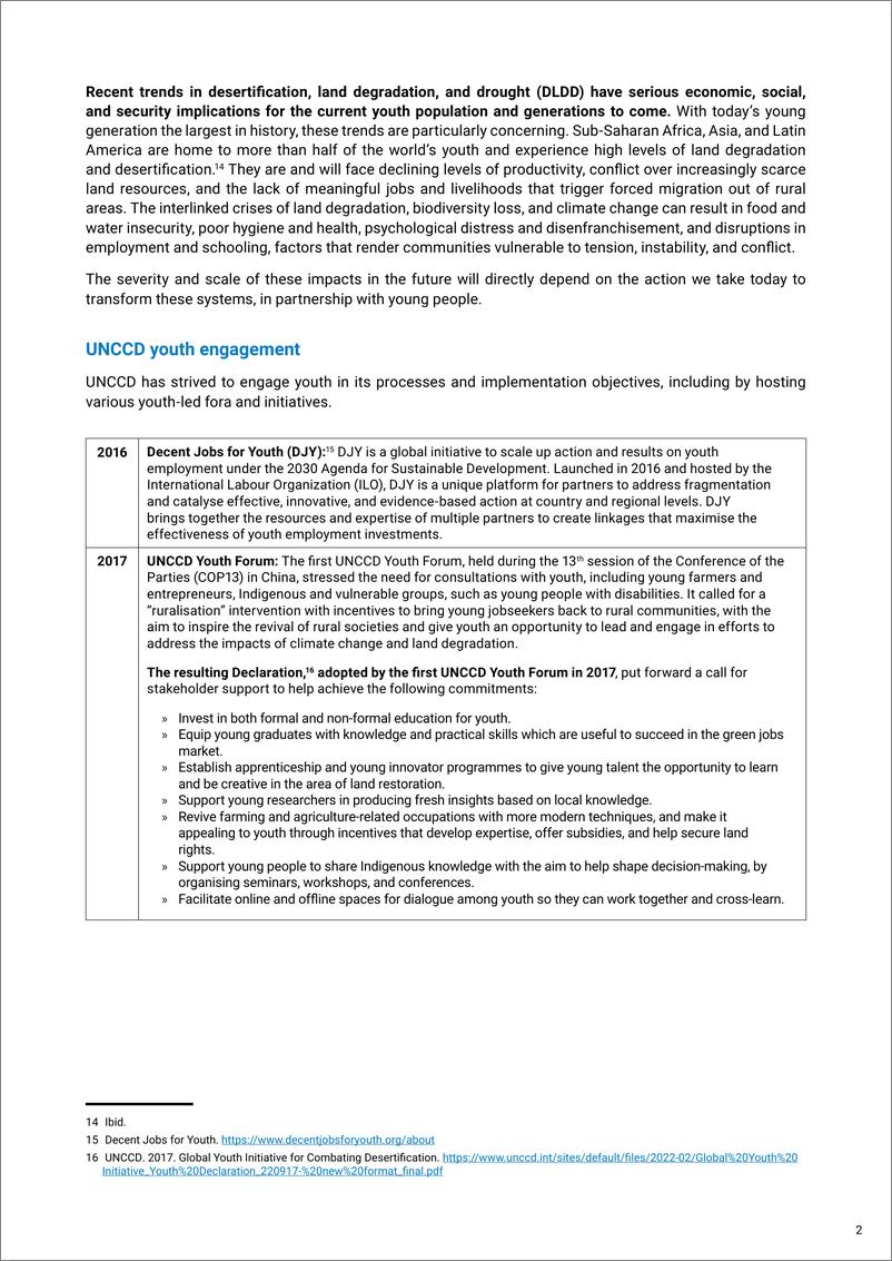 《2024年青年参与策略及行动计划报告（英文版）-UNCCD联合国防治荒漠化公约》 - 第8页预览图