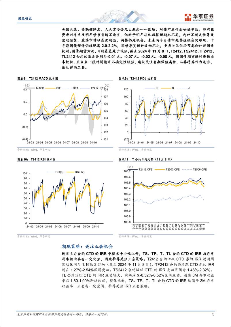 《固定收益月报：利率衍生品回顾与展望，期债延续震荡格局-241113-华泰证券-19页》 - 第5页预览图