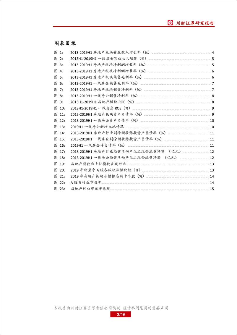 《房地产行业2019年中报业绩综述：房企盈利能力分化，一线房企强者恒强-20190911-川财证券-16页》 - 第4页预览图