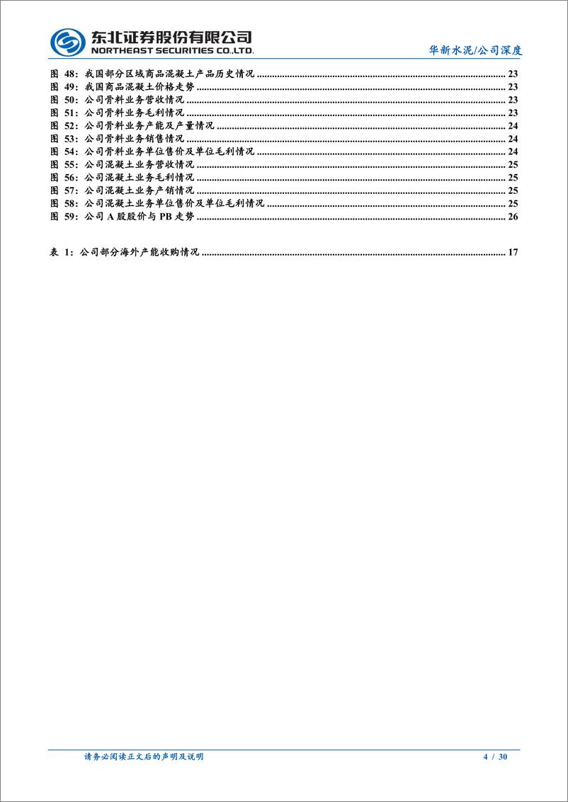 《华新水泥(600801)百年华新，出海%2b一体化打开成长空间-250102-东北证券-30页》 - 第4页预览图