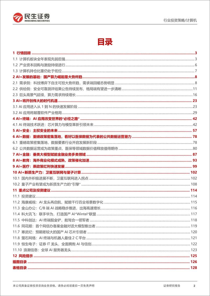 《计算机行业2025年度投资策略_2025_全面迎接AI 大时代》 - 第2页预览图