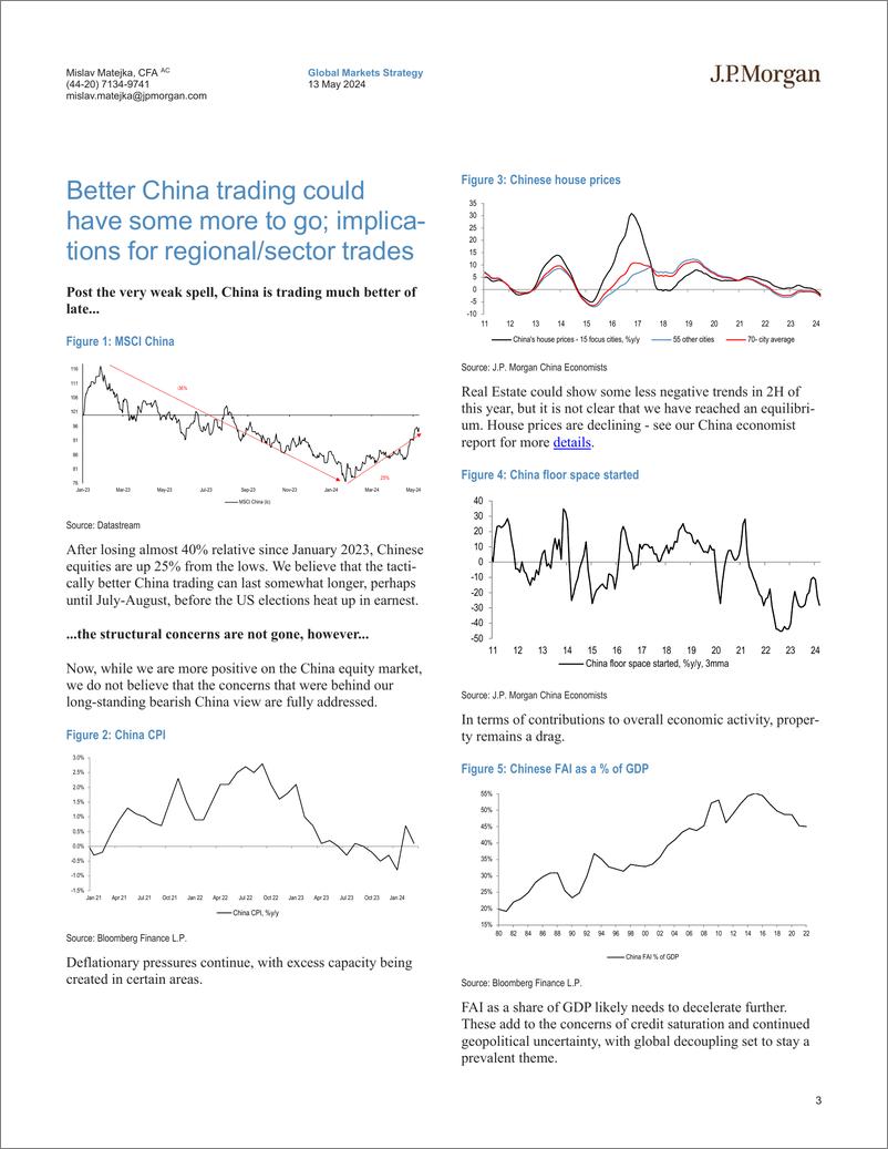 《JPMorgan-Equity Strategy Better China trading could have some more to...-108191952》 - 第3页预览图