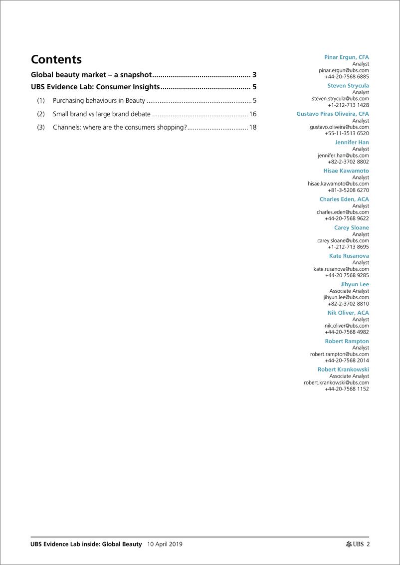 《瑞银-全球-美容行业-全球美容业：什么对消费者来说仍然是美好的？-2019.4.10-28页》 - 第3页预览图
