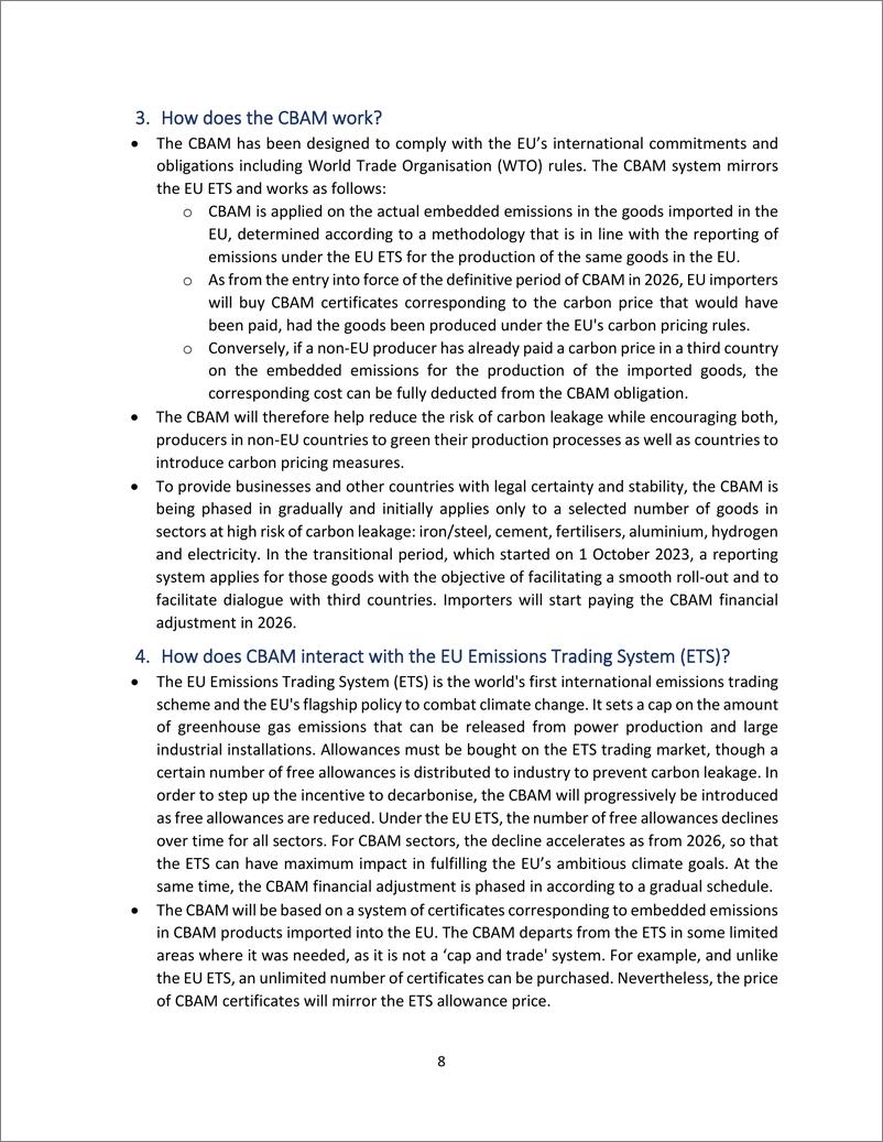 《碳边境调整机制（CBAM）（2024.2）问答》 - 第8页预览图