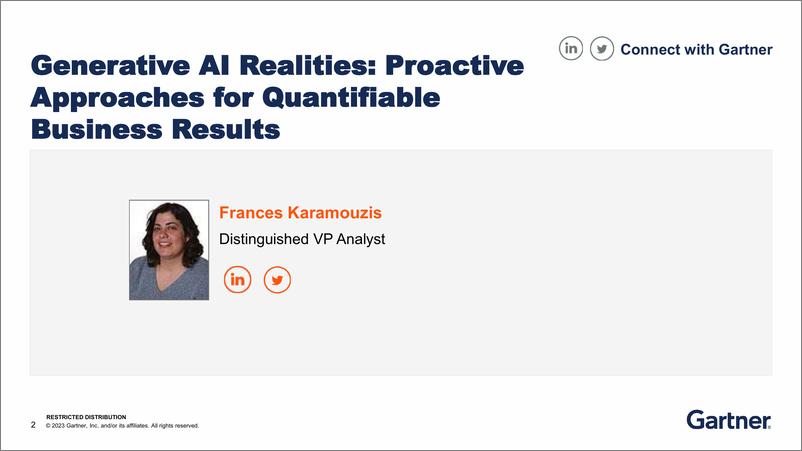 《【会议演讲PPT】Gartner+生成式+AI+现实：可量化业务成果的主动方法-英-61页》 - 第3页预览图