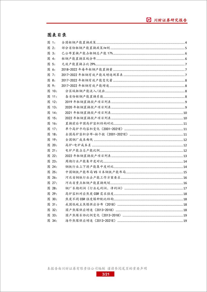 《钢铁行业深度报告：置换周期下的中国钢铁产能变化-20190330-川财证券-21页》 - 第4页预览图