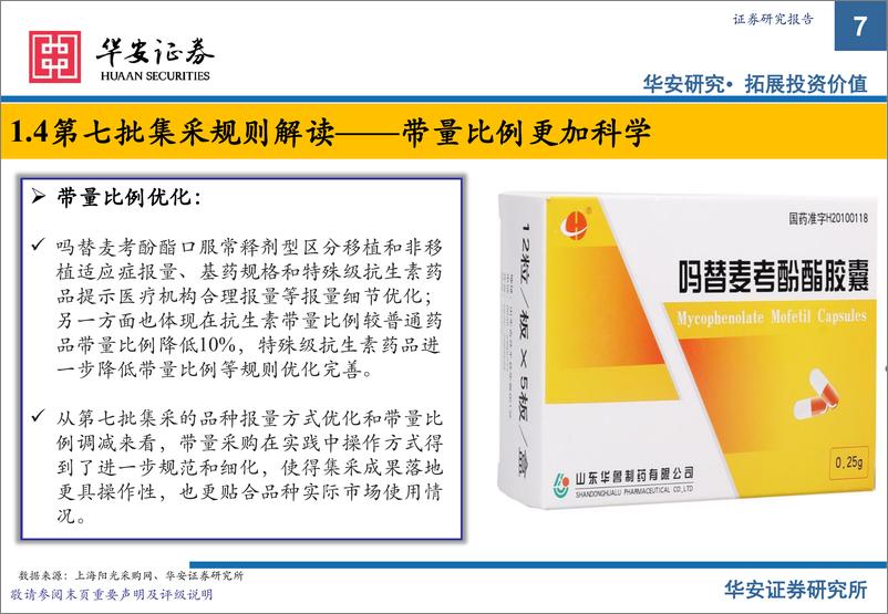 《医药行业：第七批集采平均降幅收窄，涌现较多纯增量品种-20220718-华安证券-32页》 - 第8页预览图