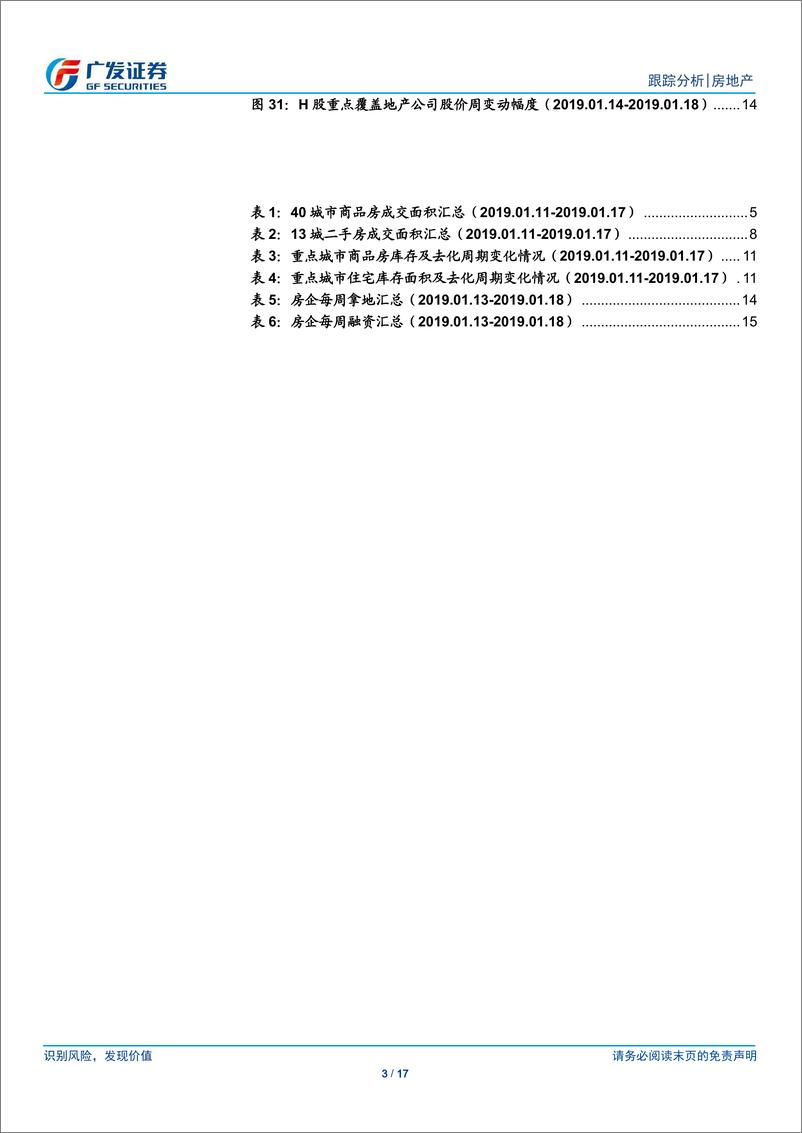 《房地产行业：关注后续供给淡季对成交的压力-20190120-广发证券-17页》 - 第4页预览图