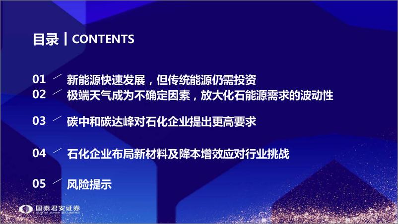 《石化行业：新老切换下的能化市场投资机会-20220628-国泰君安-23页》 - 第4页预览图