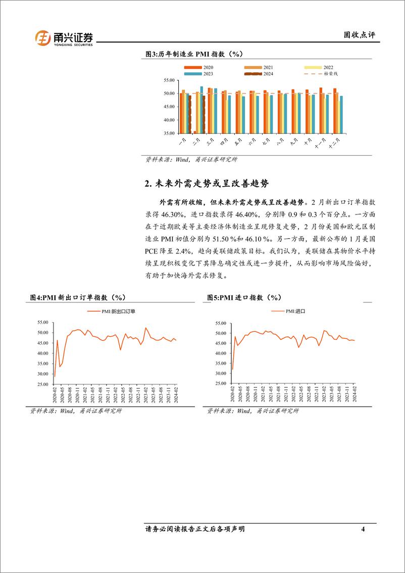 《2月PMI数据点评：经济动能回正-240308-甬兴证券-10页》 - 第4页预览图