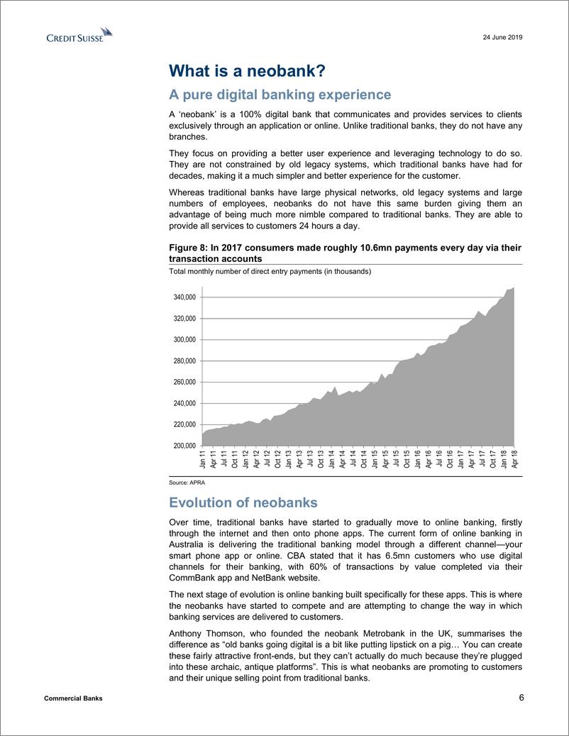 《瑞信-亚太地区-银行业-商业银行：新银行的崛起-2019.6.24-40页》 - 第7页预览图