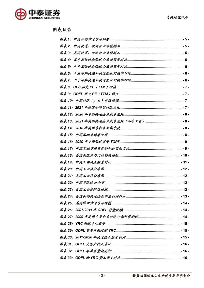 《中美快运行业异同研究：中国快运行业“难”在哪里？-20220520-中泰证券-25页》 - 第4页预览图
